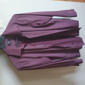 Jones New York Burgundy XL button down
